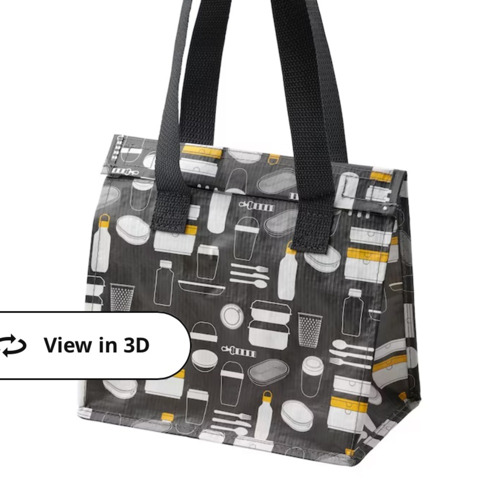 $5 IKEA lunch bag • black Print • price firm unless bundled